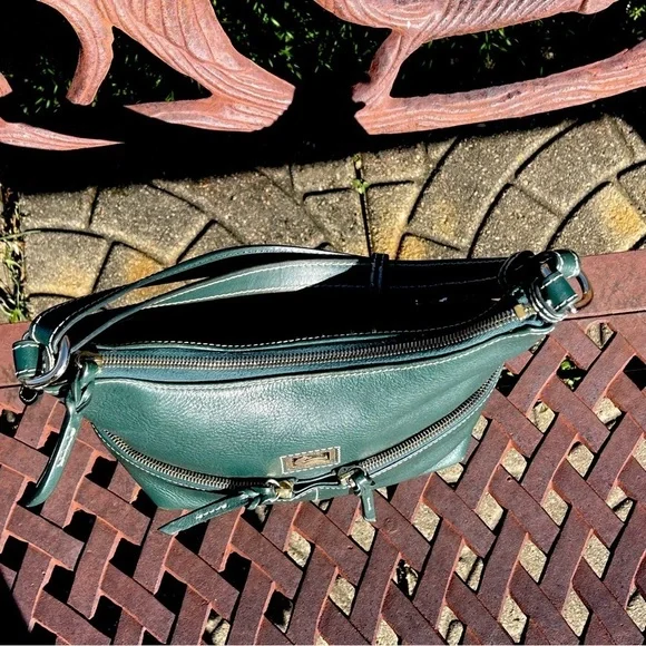 Vintage Dooney & Bourke Alyssa Saffiano Leather Shoulder Bag - Picture 10 of 12